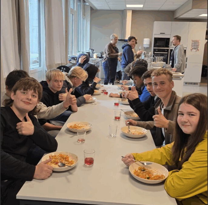 Flott møte med ungdomen!